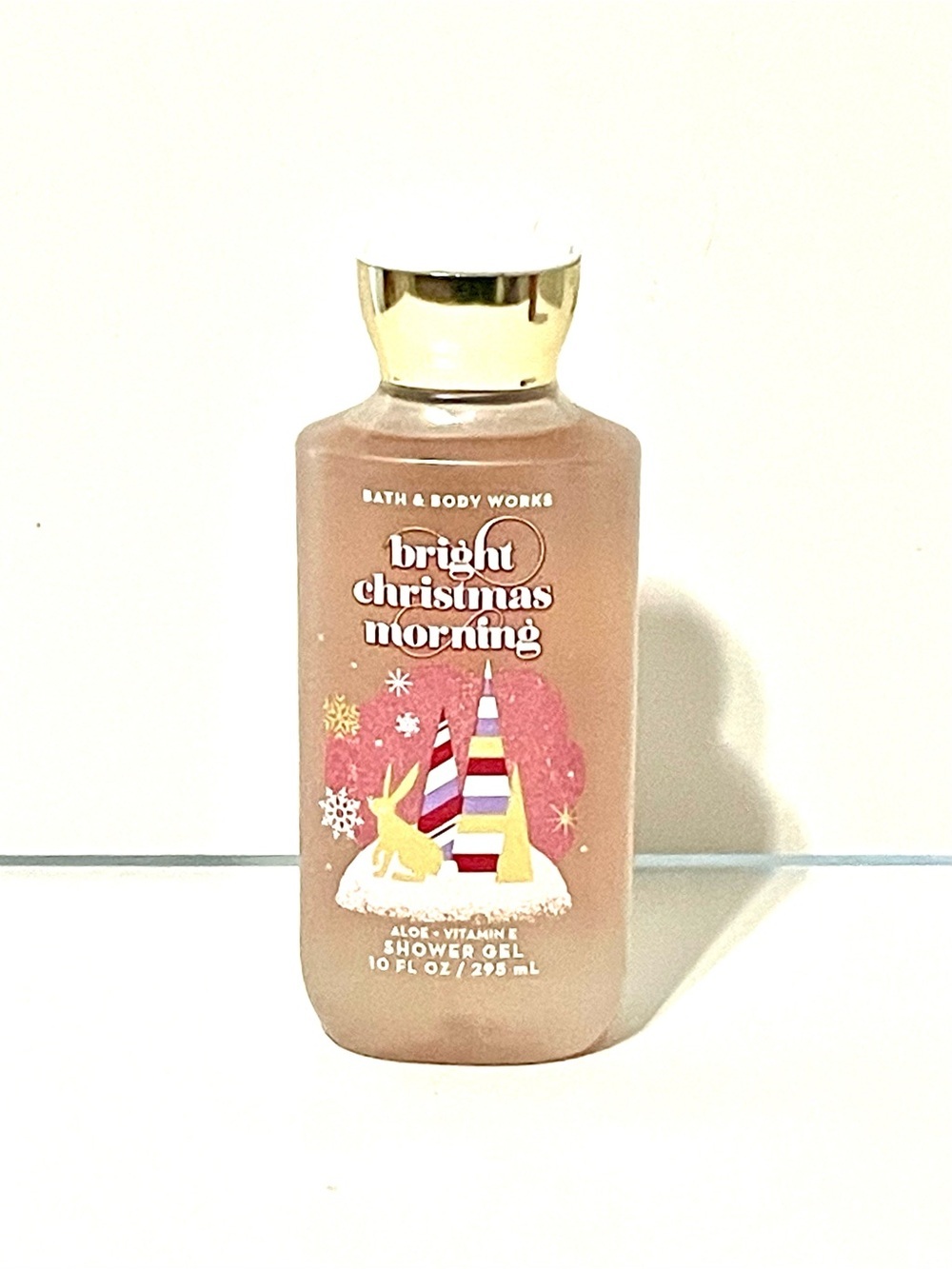 Bath & Body Works Bright Christmas Morning Shower Gel - Pink & Gold